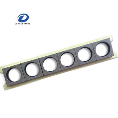 Wholesaling low price copper nickel plaid EMI shielding foam conductive gasket for electronic industry